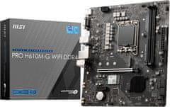 MSI PRO H610M-G WIFI DDR4 - Intel H610
