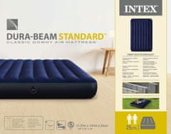 Intex  Nafukovacia posteľ FULL DURA-BEAM CLASSIC 137 x 191 x 25 cm