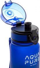 Astra Zdravá fľaša na vodu Aqua Pure 400ml modro-čierna