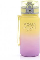 Astra Zdravá fľaša na vodu Aqua Pure 400ml fialovo-žltá