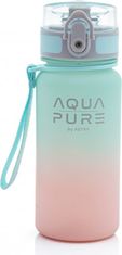 Astra Zdravá fľaša na vodu Aqua Pure 400ml ružovo-mintová
