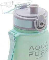 Astra Zdravá fľaša na vodu Aqua Pure 400ml ružovo-mintová