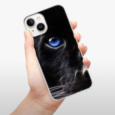 iSaprio Silikónové puzdro - Black Puma pre iPhone 15