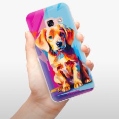 iSaprio Silikónové puzdro - Abstract Puppy pre Samsung Galaxy A3 (2017)