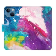 iSaprio Flipové puzdro - Abstract Paint 05 pre Apple iPhone 13 mini