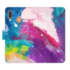 iSaprio Flipové puzdro - Abstract Paint 05 pre Samsung Galaxy A40
