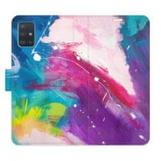 iSaprio Flipové puzdro - Abstract Paint 05 pre Samsung Galaxy A51