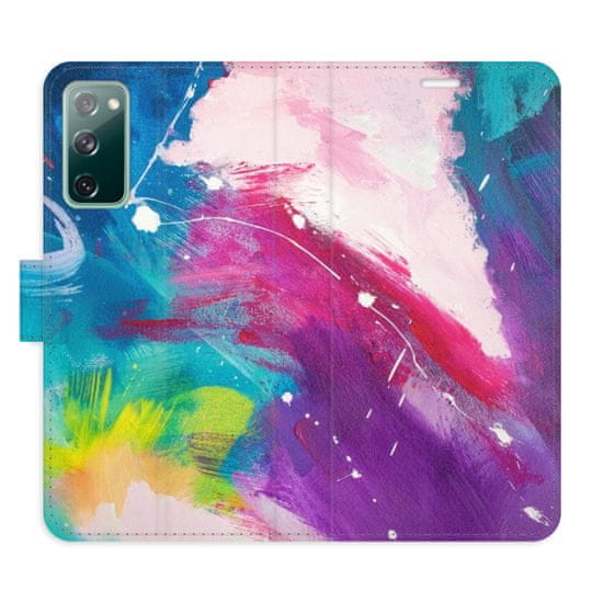iSaprio Flipové puzdro - Abstract Paint 05 pre Samsung Galaxy S20 FE