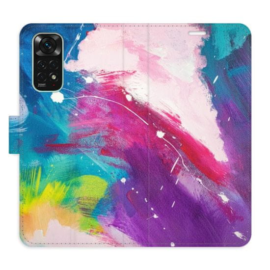 iSaprio Flipové puzdro - Abstract Paint 05 pre Xiaomi Redmi Note 11 / Note 11S