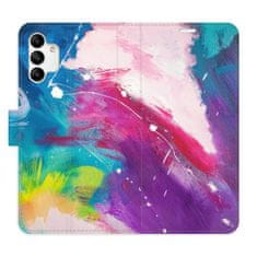 iSaprio Flipové puzdro - Abstract Paint 05 pre Samsung Galaxy A04s