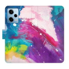 iSaprio Flipové puzdro - Abstract Paint 05 pre Xiaomi Redmi Note 12 Pro 5G