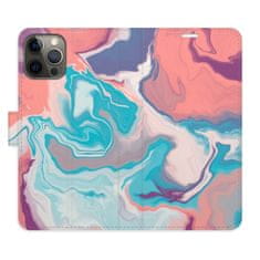 iSaprio Flipové puzdro - Abstract Paint 06 pre Apple iPhone 12 / 12 Pro