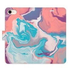 iSaprio Flipové puzdro - Abstract Paint 06 pre Apple iPhone SE 2020