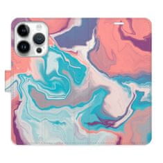 iSaprio Flipové puzdro - Abstract Paint 06 pre Apple iPhone 15 Pro