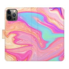 iSaprio Flipové puzdro - Abstract Paint 07 pre Apple iPhone 12 / 12 Pro