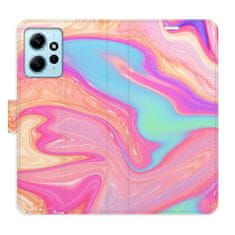 iSaprio Flipové puzdro - Abstract Paint 07 pre Xiaomi Redmi Note 12 5G