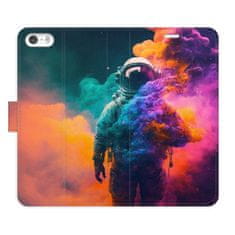 iSaprio Flipové puzdro - Astronaut in Colours 02 pre Apple iPhone 5/5S/SE