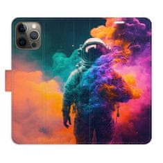 iSaprio Flipové puzdro - Astronaut in Colours 02 pre Apple iPhone 12 / 12 Pro