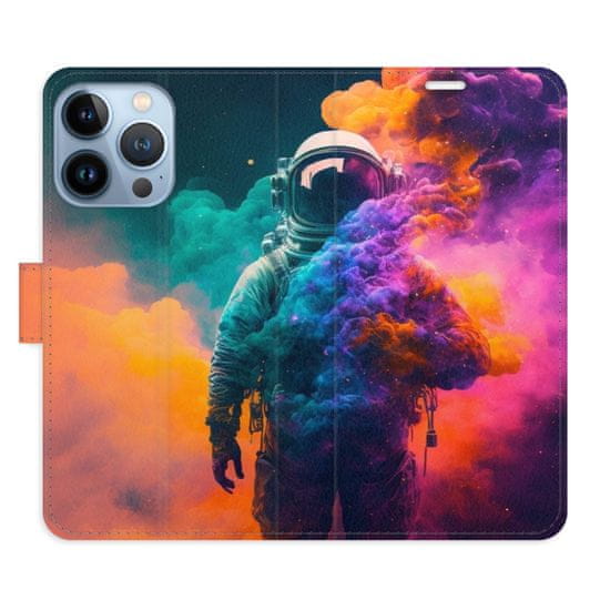 iSaprio Flipové puzdro - Astronaut in Colours 02 pre Apple iPhone 13 Pro