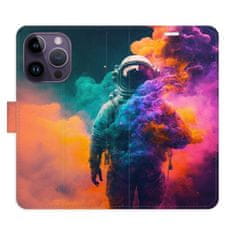 iSaprio Flipové puzdro - Astronaut in Colours 02 pre Apple iPhone 14 Pro