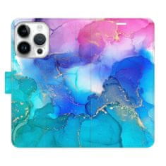 iSaprio Flipové puzdro - BluePink Paint pre Apple iPhone 15 Pro