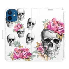 iSaprio Flipové puzdro - Crazy Skull pre Apple iPhone 12 Mini