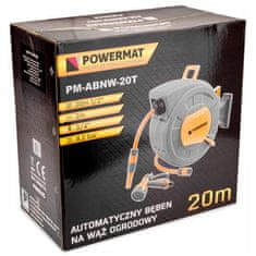 Powermat Automatický navijak s hadicou a príslušenstvom 20m 1/2" PM-ABNW-20M