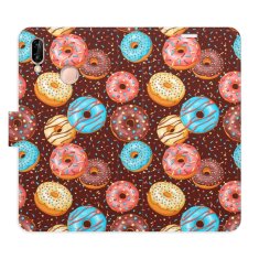 iSaprio Flipové puzdro - Donuts Pattern pre Huawei P20 Lite