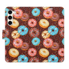 iSaprio Flipové puzdro - Donuts Pattern pre Samsung Galaxy S23+ 5G