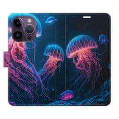 iSaprio Flipové puzdro - Jellyfish pre Apple iPhone 14 Pro