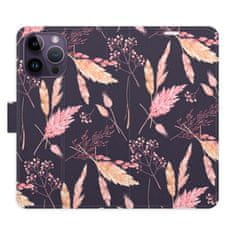 iSaprio Flipové puzdro - Ornamental Flowers 02 pre Apple iPhone 14 Pro Max
