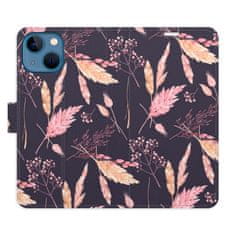 iSaprio Flipové puzdro - Ornamental Flowers 02 pre Apple iPhone 13 mini