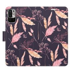 iSaprio Flipové puzdro - Ornamental Flowers 02 pre Xiaomi Redmi Note 10 5G