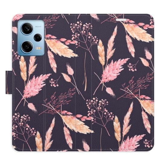 iSaprio Flipové puzdro - Ornamental Flowers 02 pre Xiaomi Redmi Note 12 Pro 5G