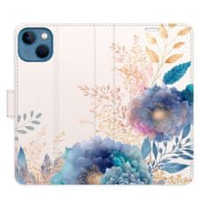 iSaprio Flipové puzdro - Ornamental Flowers 03 pre Apple iPhone 13