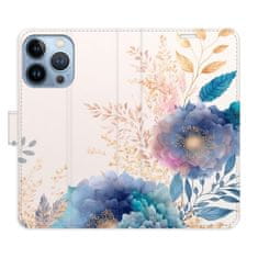 iSaprio Flipové puzdro - Ornamental Flowers 03 pre Apple iPhone 13 Pro