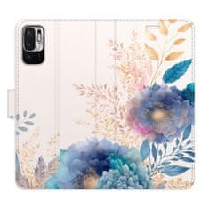 iSaprio Flipové puzdro - Ornamental Flowers 03 pre Xiaomi Redmi Note 10 5G