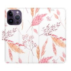 iSaprio Flipové puzdro - Ornamental Flowers pre Apple iPhone 14 Pro