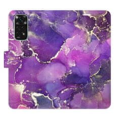iSaprio Flipové puzdro - Purple Marble pre Xiaomi Redmi Note 11 / Note 11S