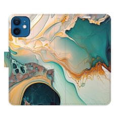 iSaprio Flipové puzdro - Color Marble 33 pre Apple iPhone 12 Mini