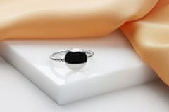 Brilio Silver Minimalistický strieborný prsteň GR106W (Obvod 50 mm)