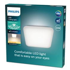 Philips Philips MAUVE CL270 prisadené svietidlo LED 24W 2900lm 2700K 43cm hranaté IP20, biele
