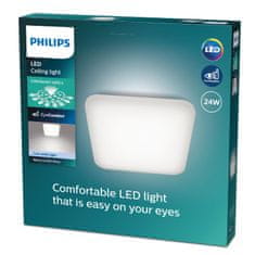 Philips Philips MAUVE CL270 prisadené svietidlo LED 24W 3000lm 4000K 43cm hranaté IP20, biele