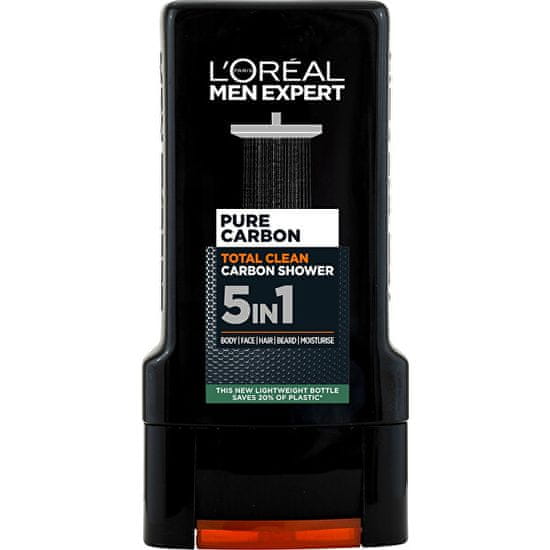 Loreal Paris Sprchový gél Men Expert Pure Carbon (Totan Clean Carbon Shower) 300 ml