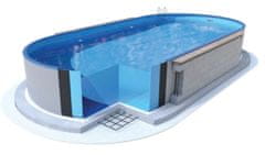 Oválny bazén IBIZA PLUS 700 - 7,00 x 3,50 x 1,50 m