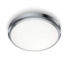Philips LED Kúpeľňové stropné prisadené svietidlo Philips DORIS CL257 8718699777210 6W 640lm 4000K IP44 22cm chrómové