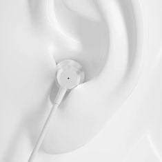 DUDAO Slúchadlá do uší s diaľkovým ovládaním a mikrofónom 35 mm mini jack biely X10 Pro biely Dudao