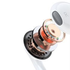 DUDAO Slúchadlá do uší s konektorom USB-C biele X14PROT Dudao