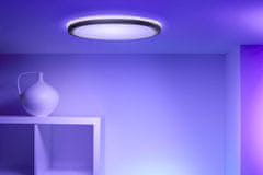 WiZ WiZ SuperSlim stropné LED svietidlo 32W 3750lm 2700-6500K RGB IP20 54cm, čierne