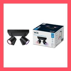 WiZ WiZ Imageo bodové LED svietidlo 4x GU10 4,9 W 345lm 2200-6500K RGB IP20, čierne